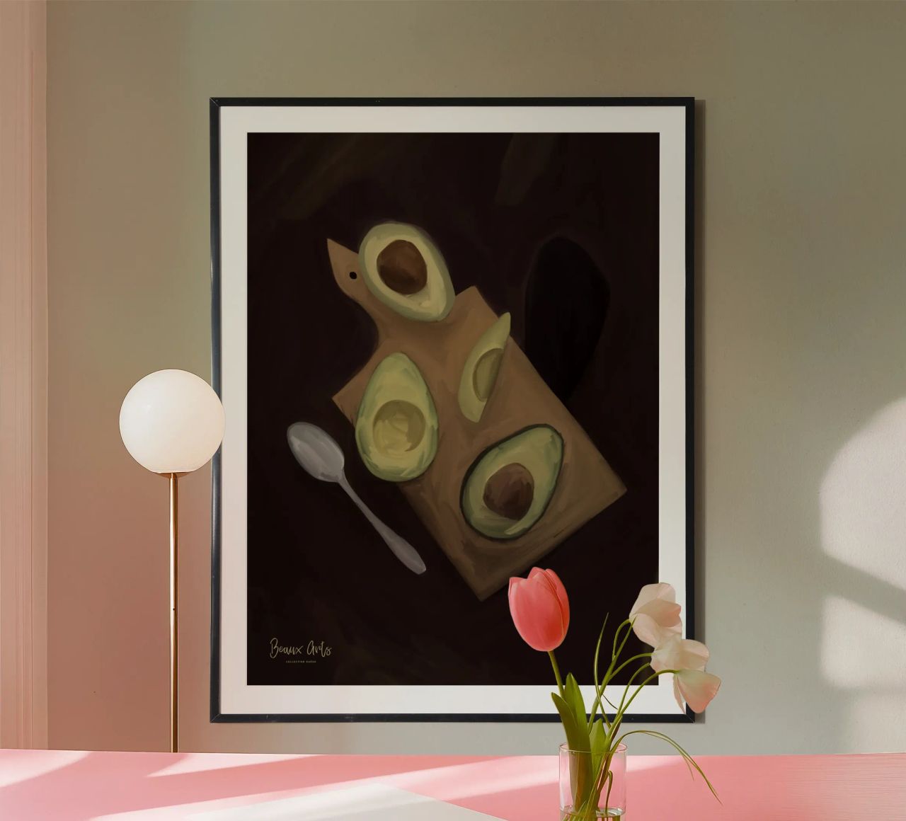 Fluid Geometry poster by Mike Leymi