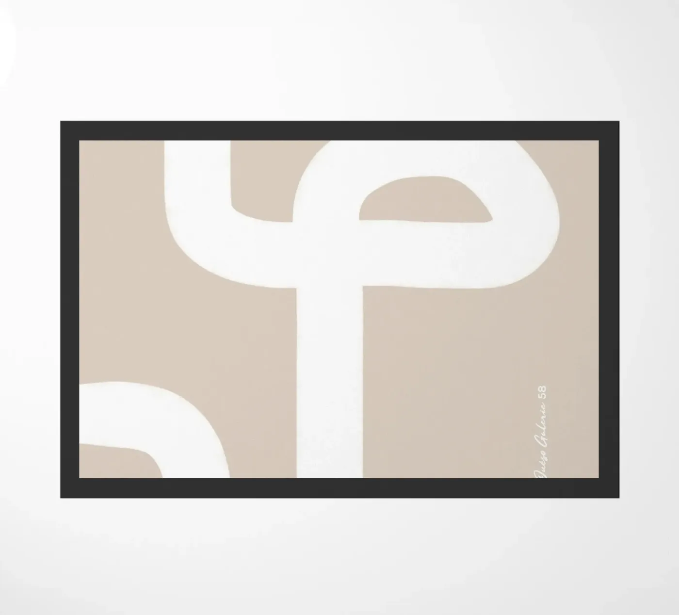 Floating Shapes deurmat van Mike Leymi