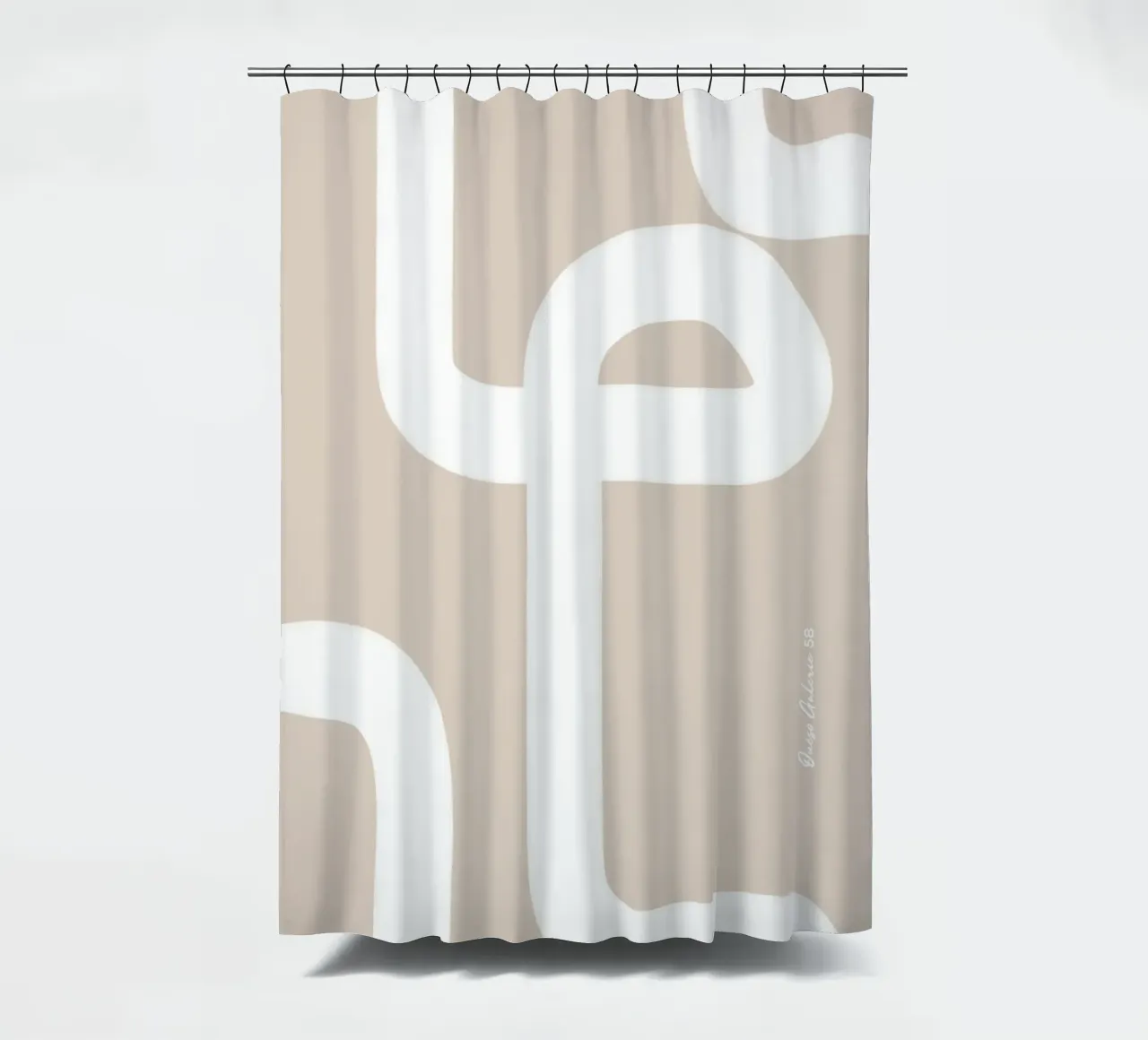 Floating Shapes tenda da doccia da Mike Leymi