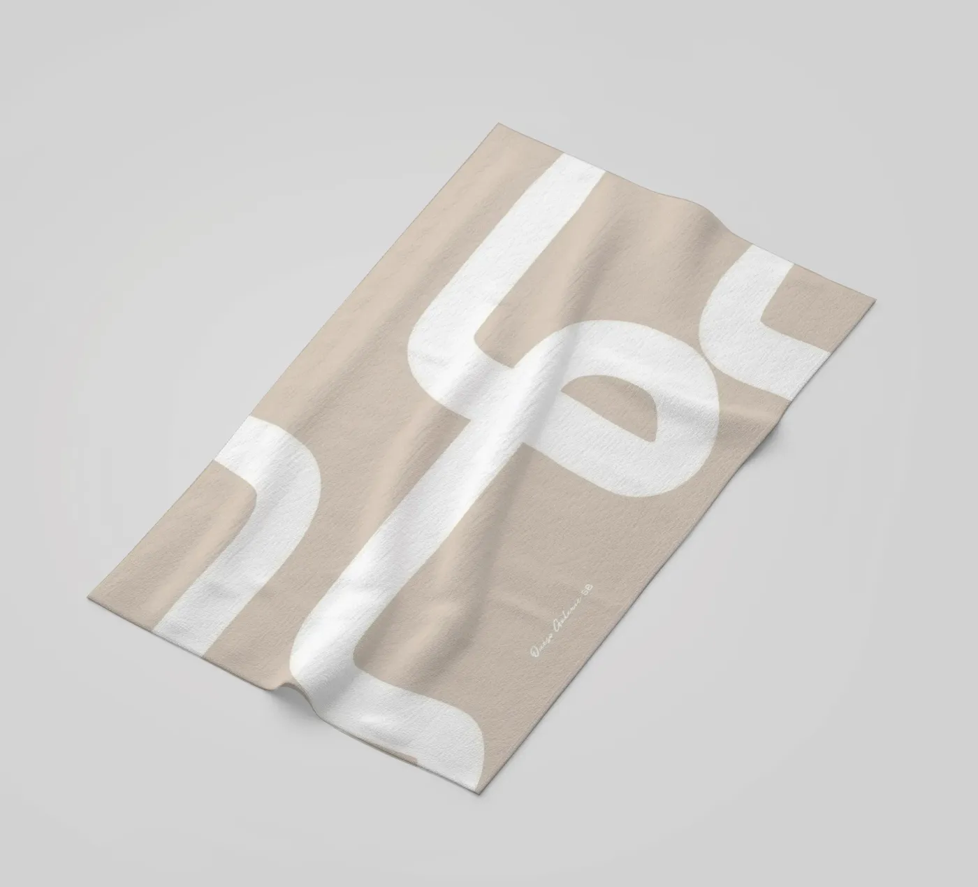 Floating Shapes strandhanddoek van Mike Leymi