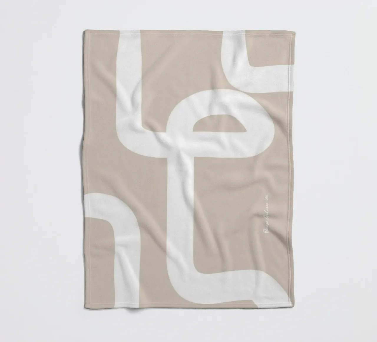 Floating Shapes Fleecedecke von Mike Leymi