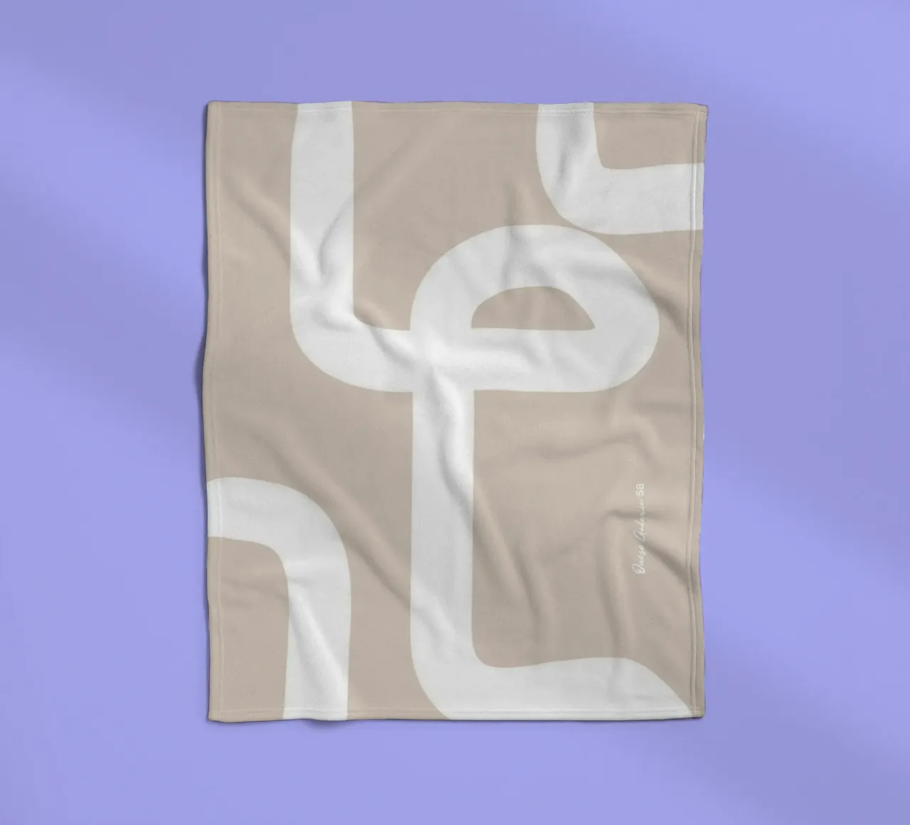 Floating Shapes Fleecedecke von Mike Leymi