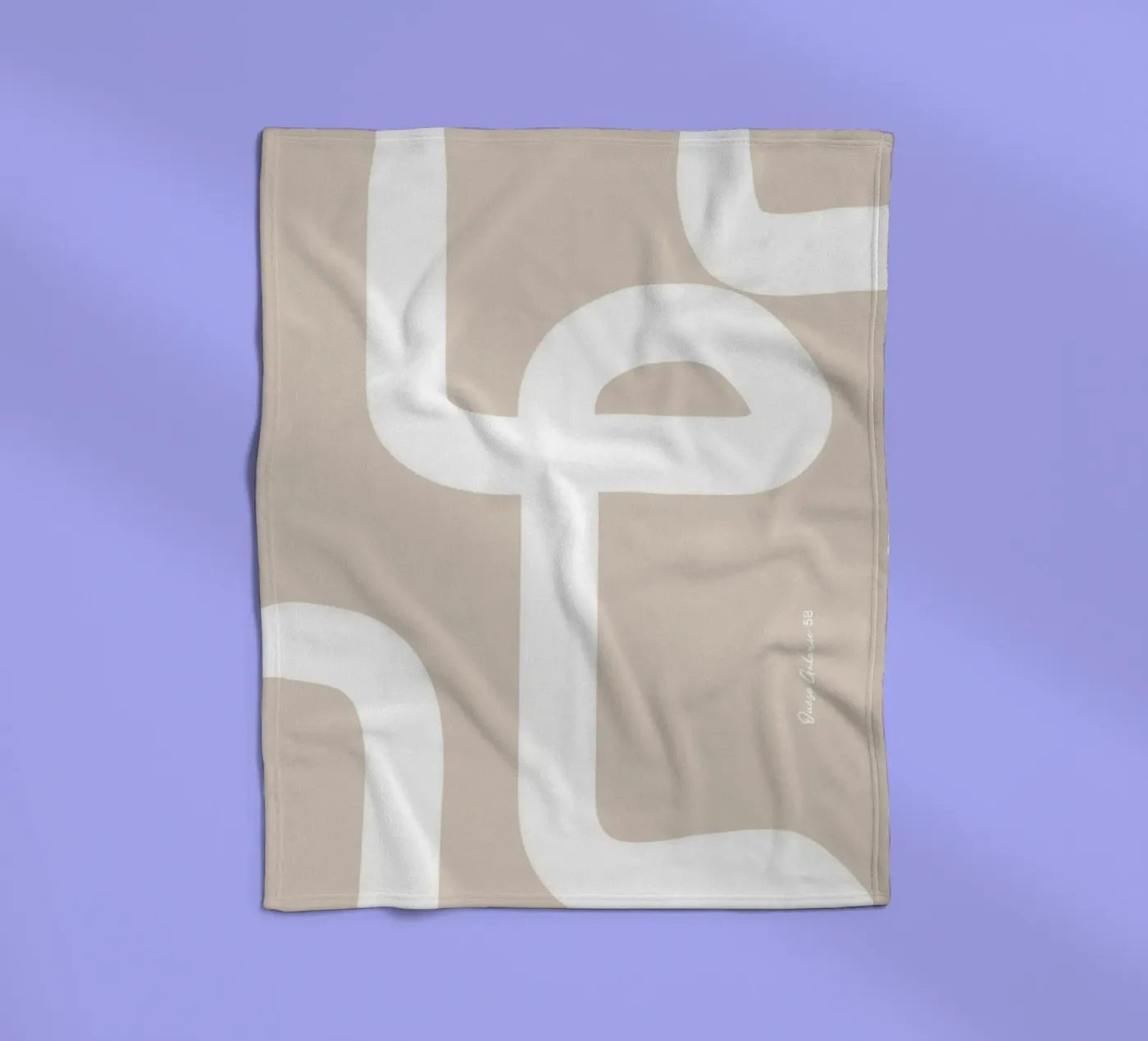 Floating Shapes Fleecedecke von Mike Leymi