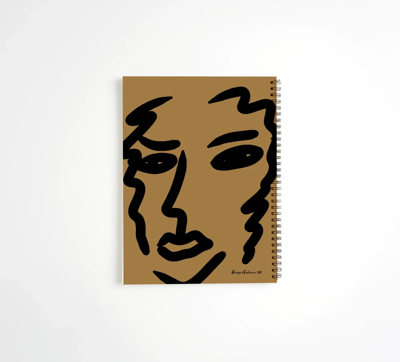 Energetic Curves spiral notebook by Mike Leymi