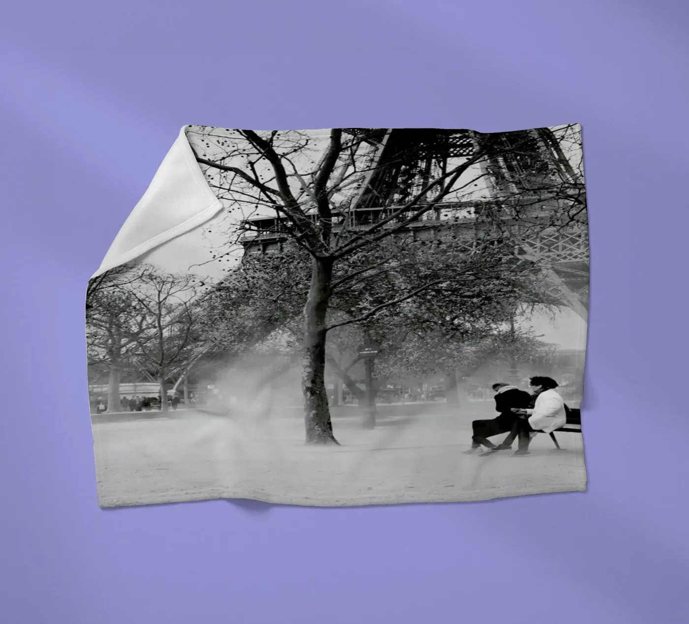 Paris Fleecedecke von Picture On The Fridge