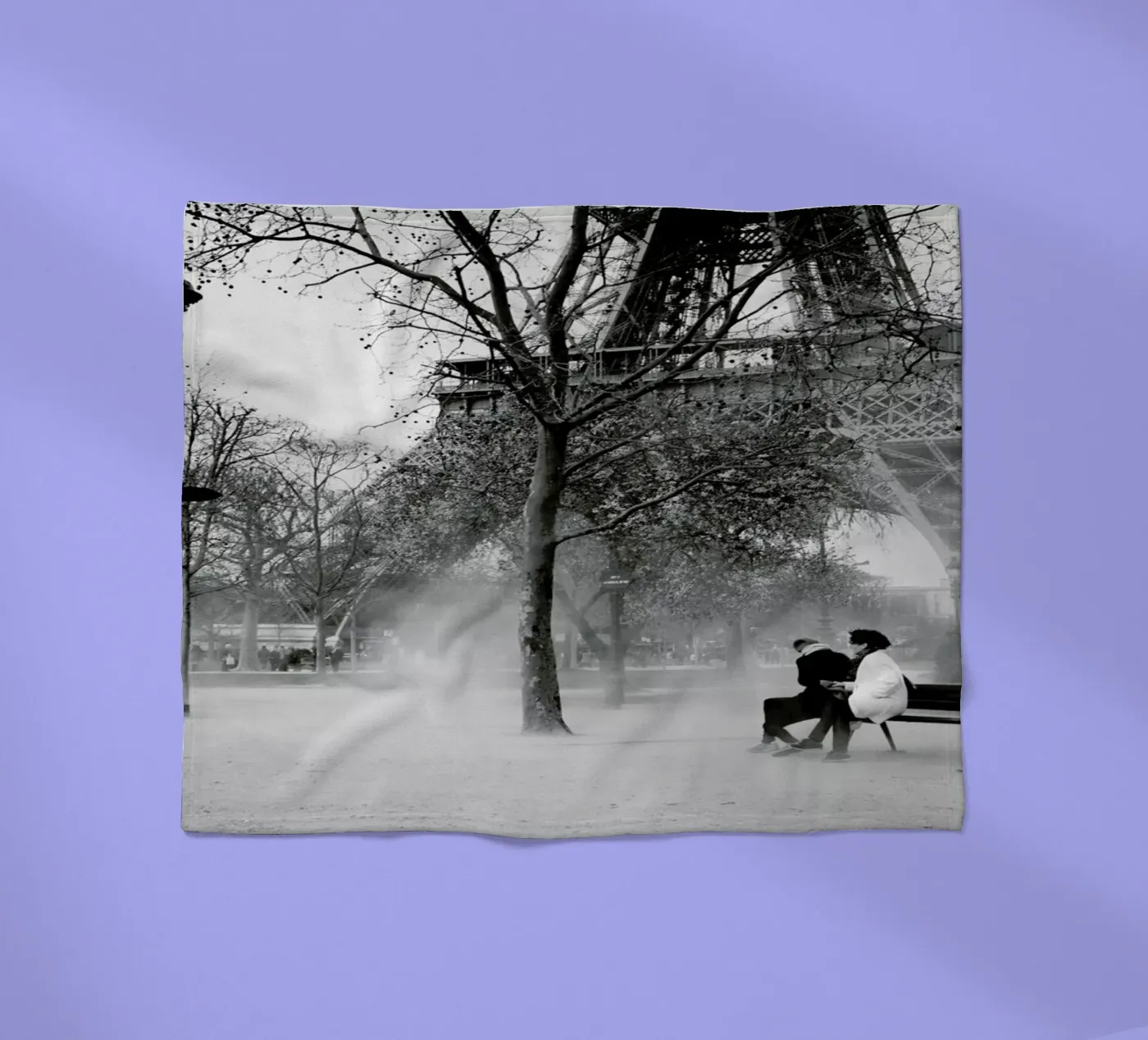 Paris Fleecedecke von Picture On The Fridge