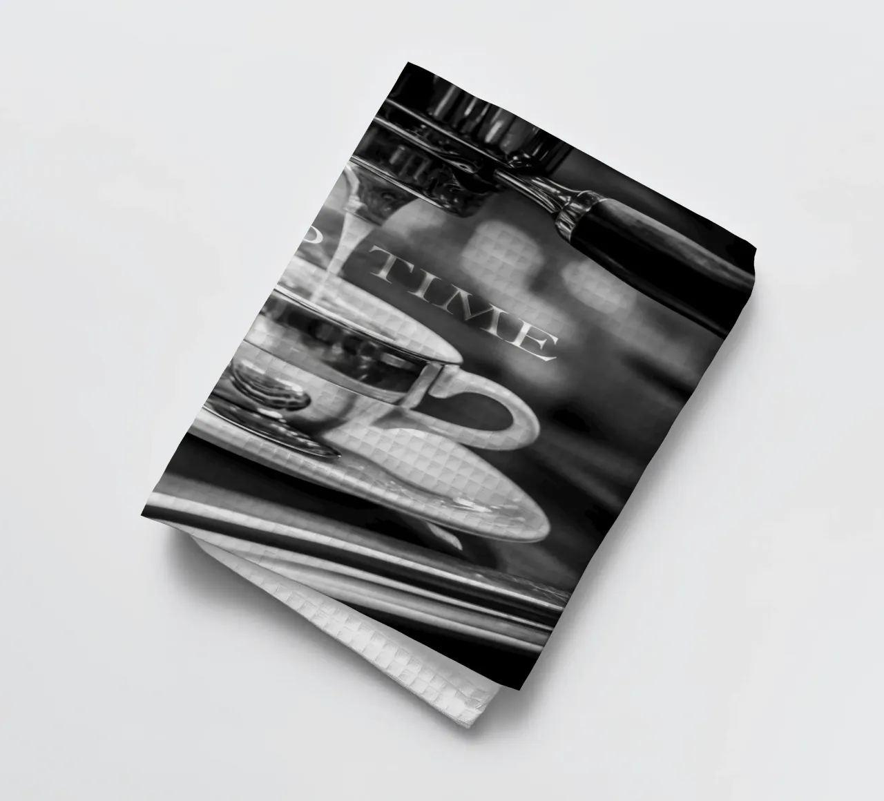 Photographies N&B de l'heure de l'espresso torchon de Carinaprint
