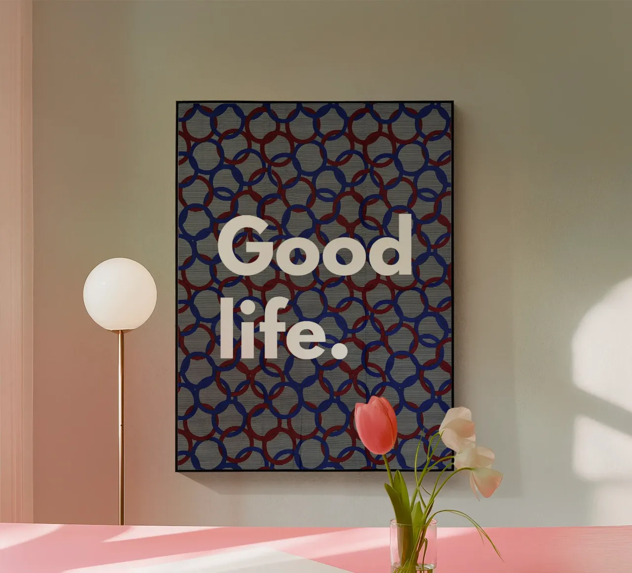 Good Life plexiglass da Mathudace Créas