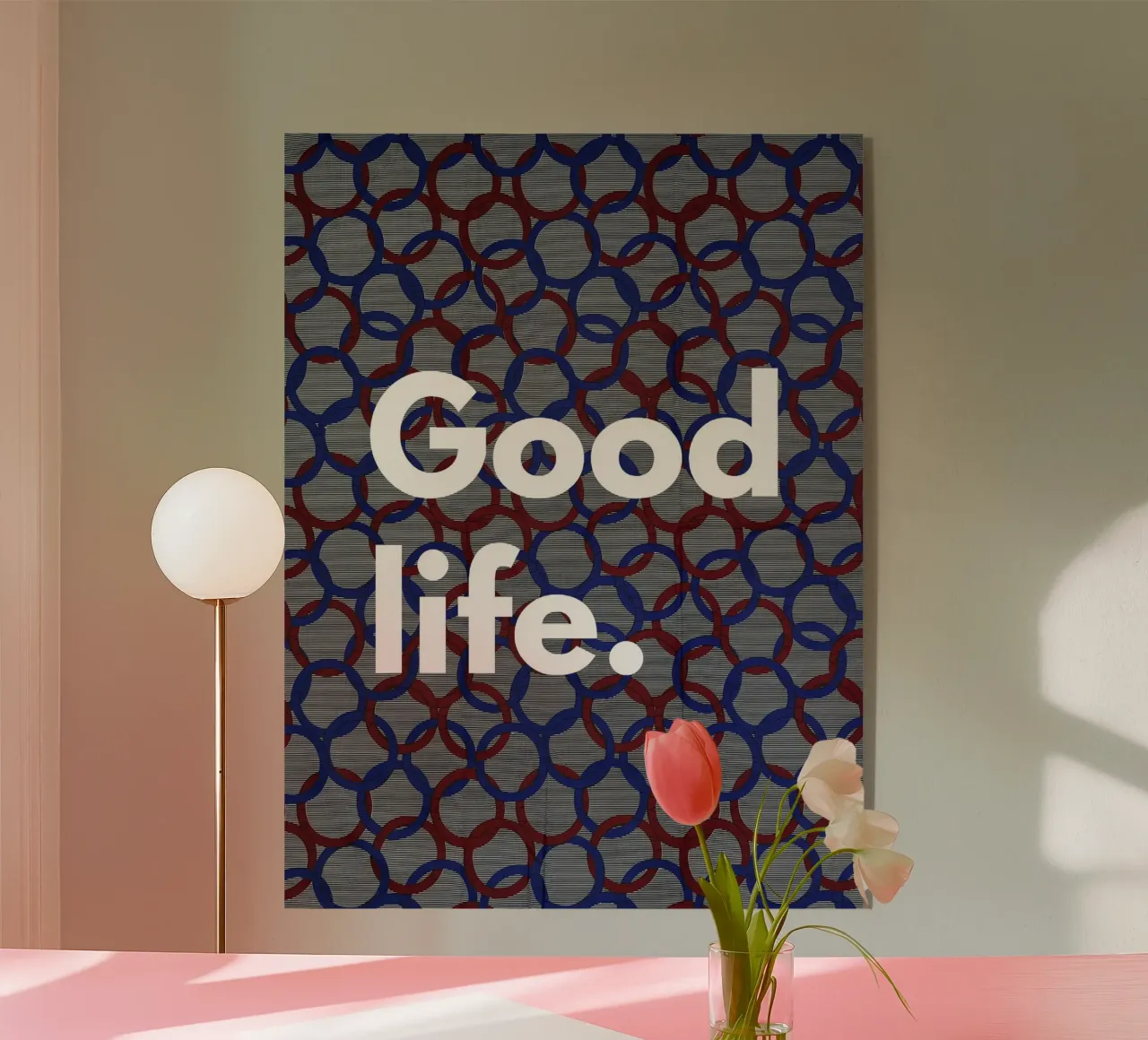 Good Life plexiglass da Mathudace Créas