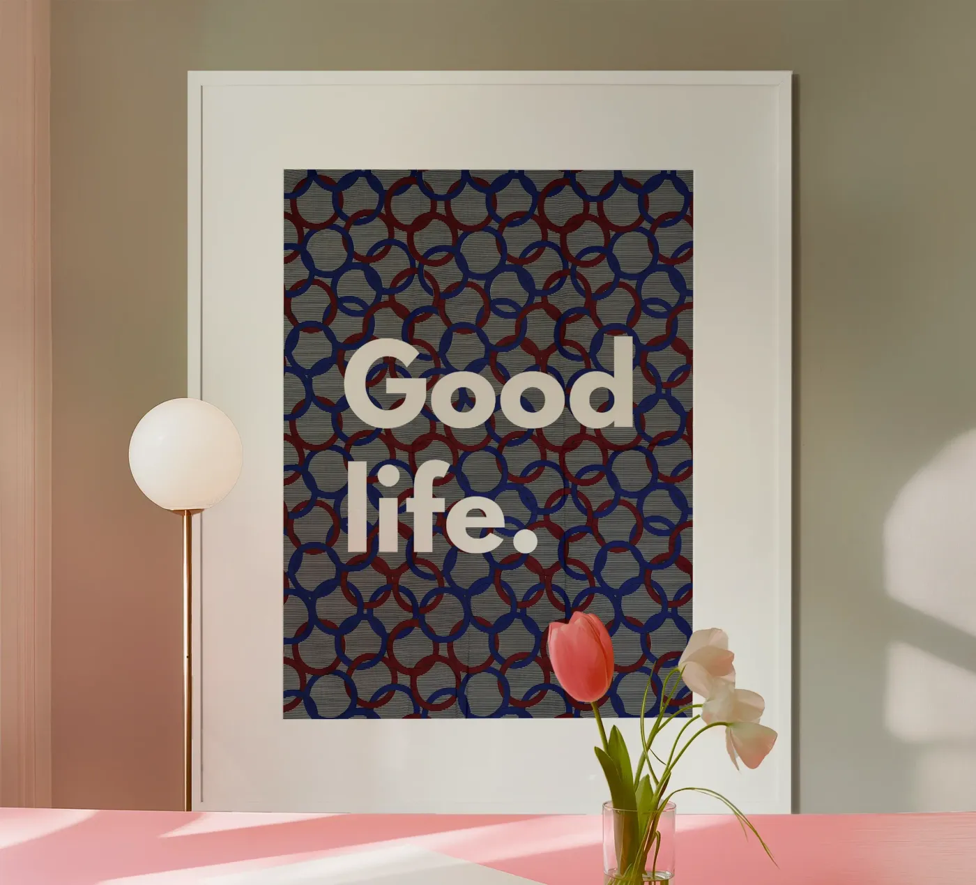 Good Life poster da Mathudace Créas