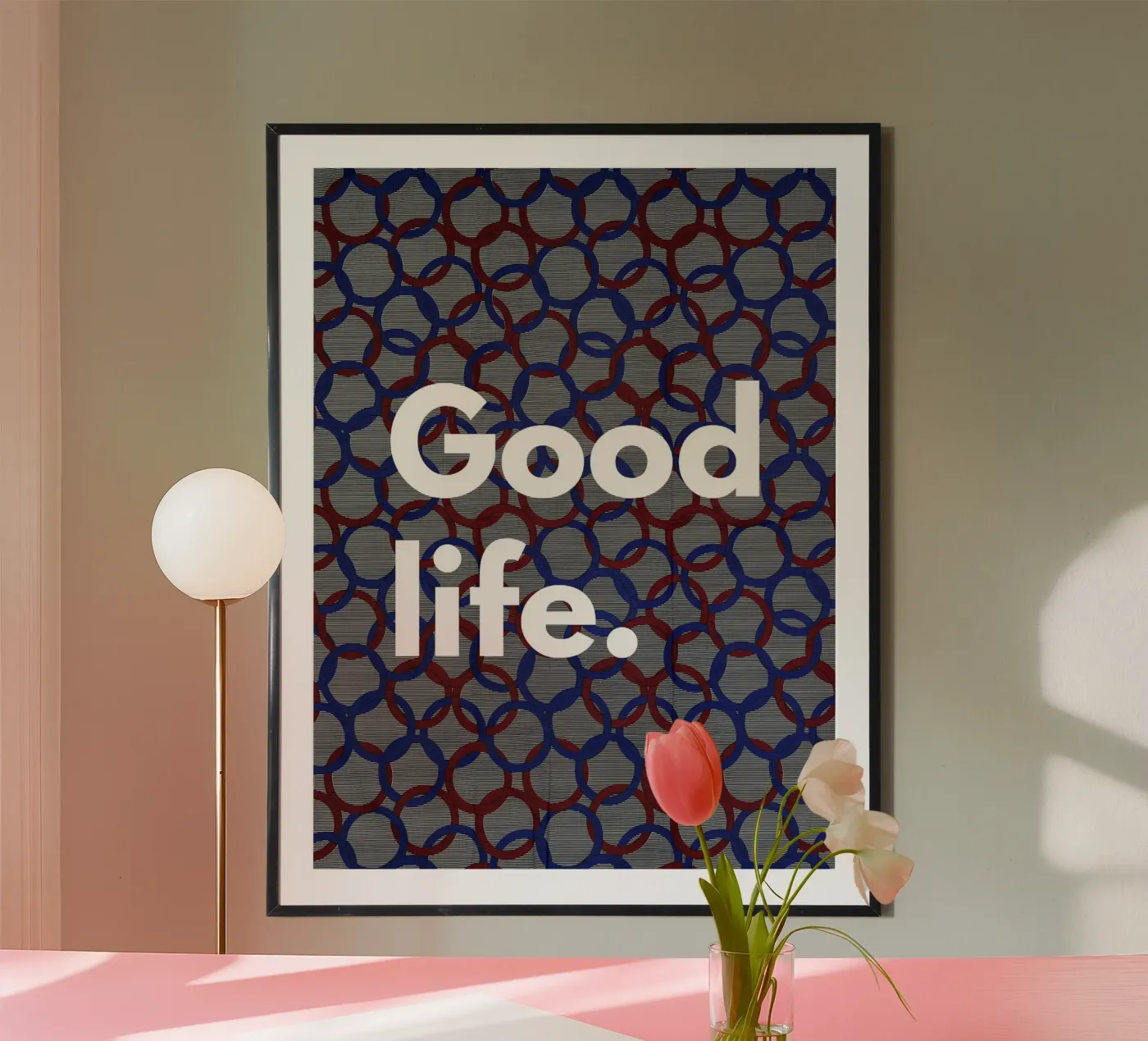 Good Life poster da Mathudace Créas