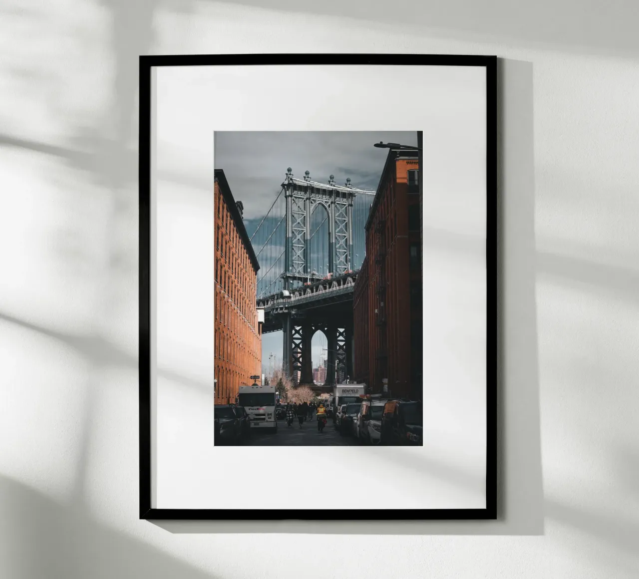 Ponte di Manhattan su DUMBO Brooklyn poster da fokusfernweh