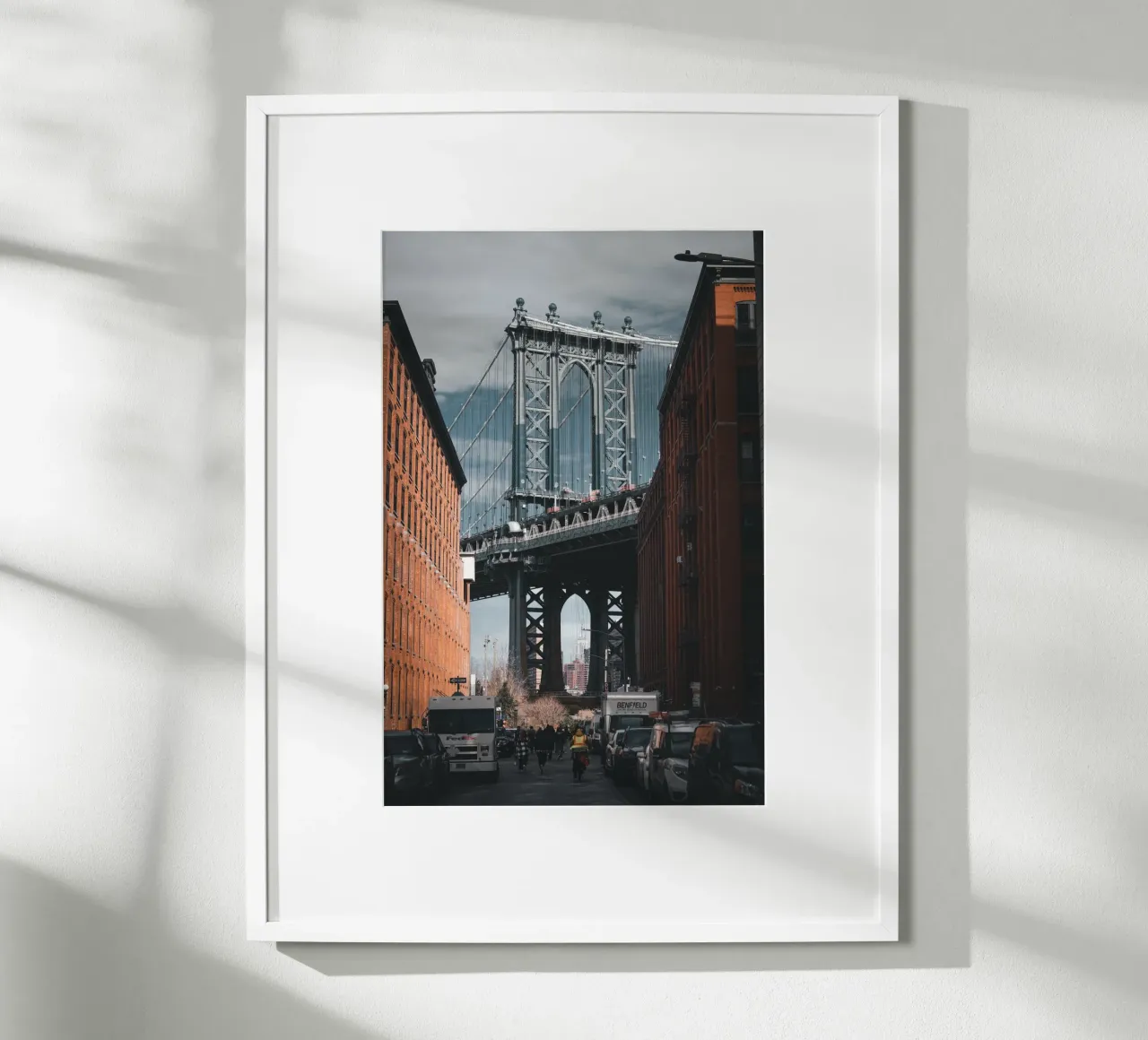 Ponte di Manhattan su DUMBO Brooklyn poster da fokusfernweh