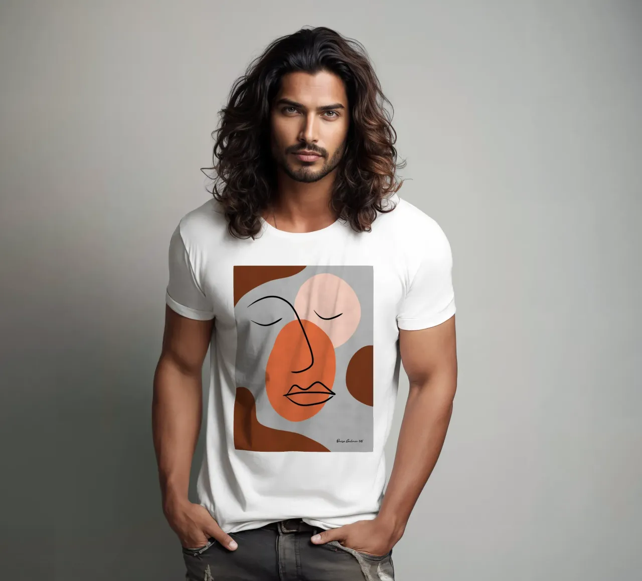 Abstract Radiance t-shirt da Mike Leymi