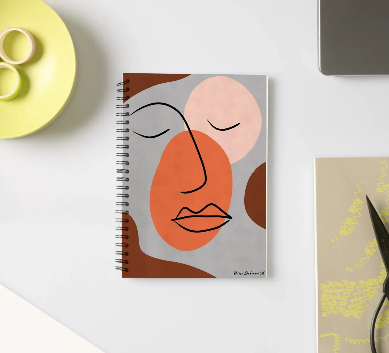 Abstract Radiance spiral notebook by Mike Leymi