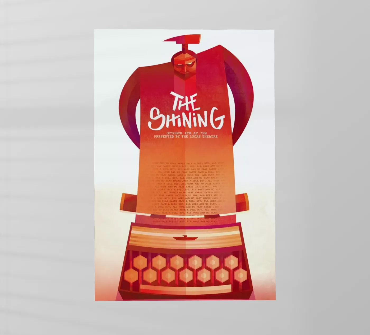 The Shining pellicola backlit da Sean Loose