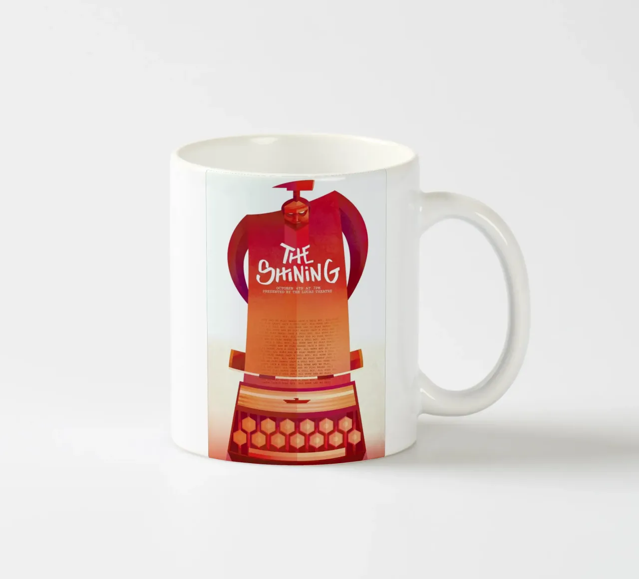 The Shining ceramic mug by Sean Loose