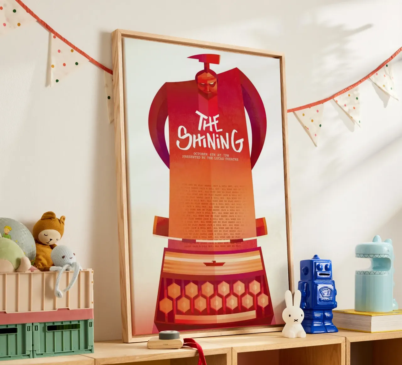 The Shining tela con Cornice a cassetta da Sean Loose