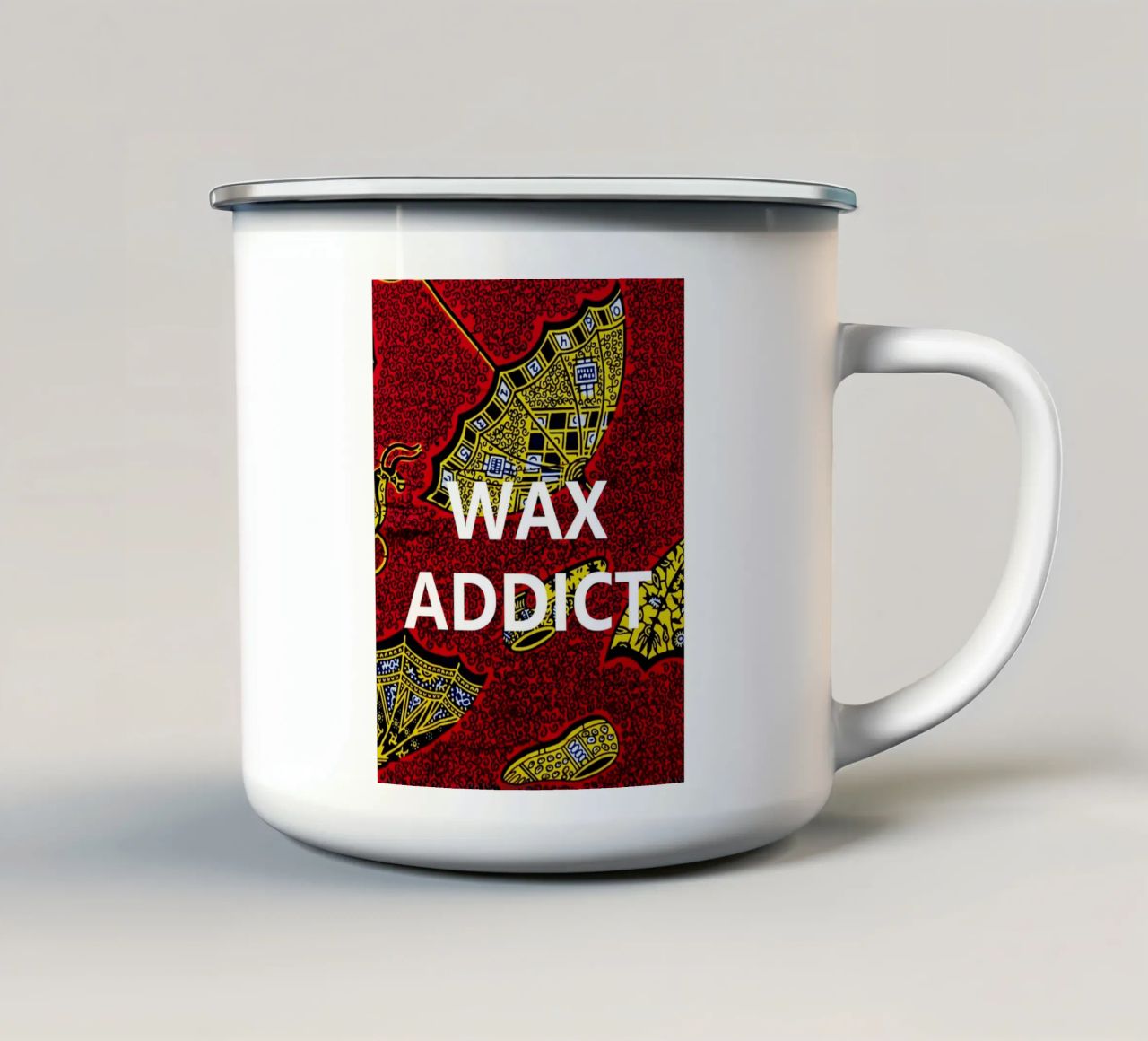 Wax addict tazza in smalto da Mathudace Créas