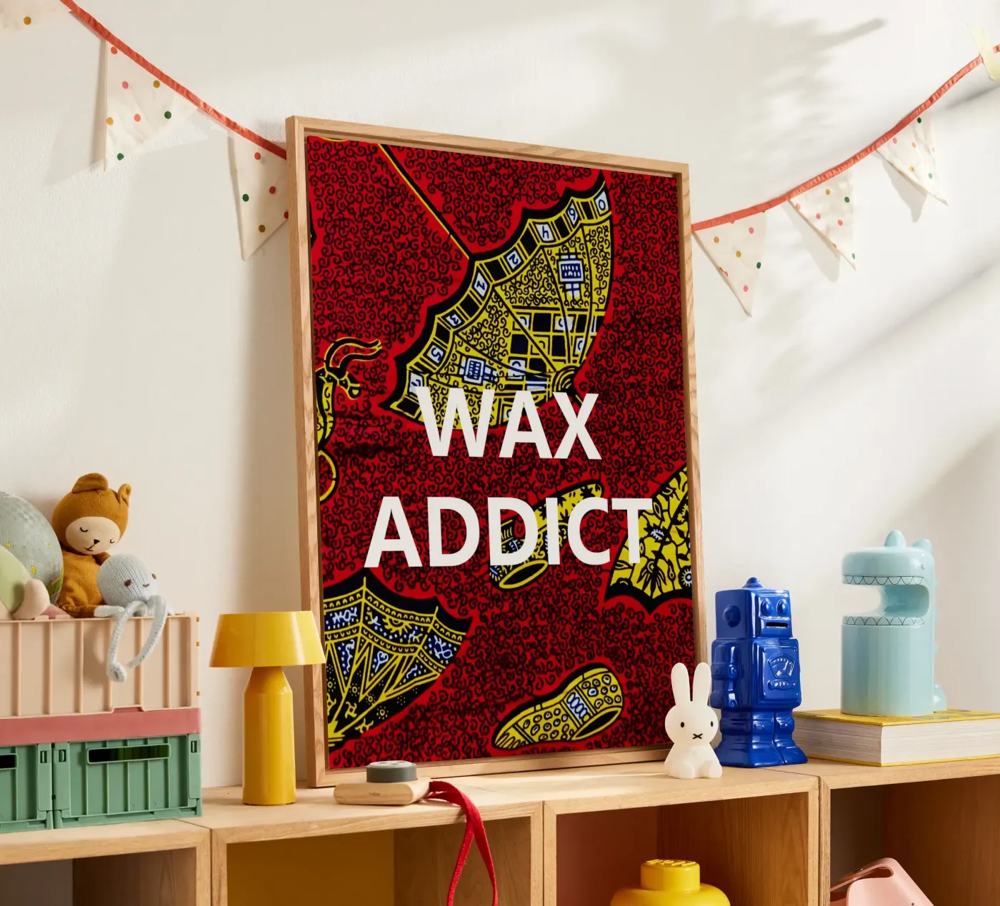 Wax addict acryl van Mathudace Créas