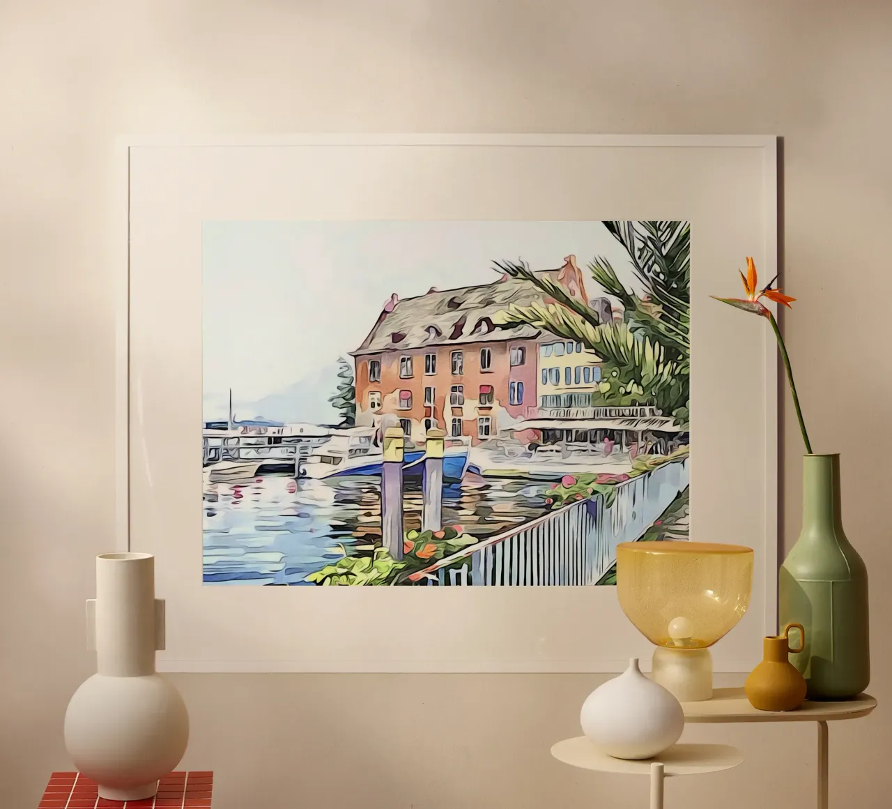Meersburg sul Lago di Costanza, motivo 1 poster da ZAMART