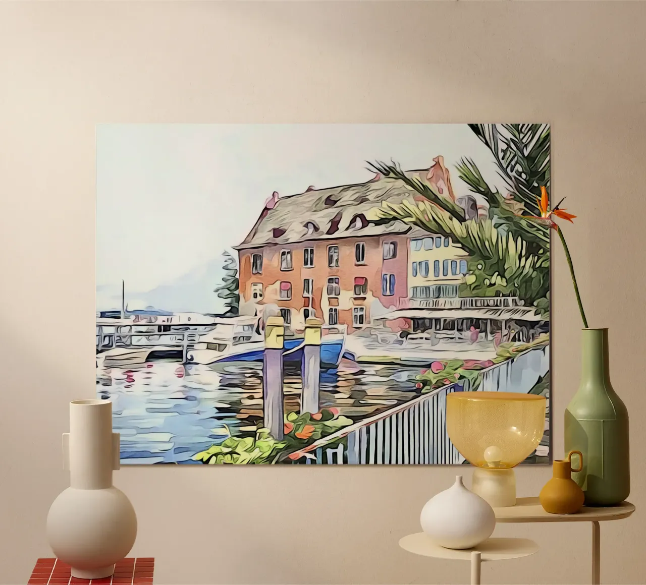 Meersburg sul Lago di Costanza, motivo 1 poster da ZAMART