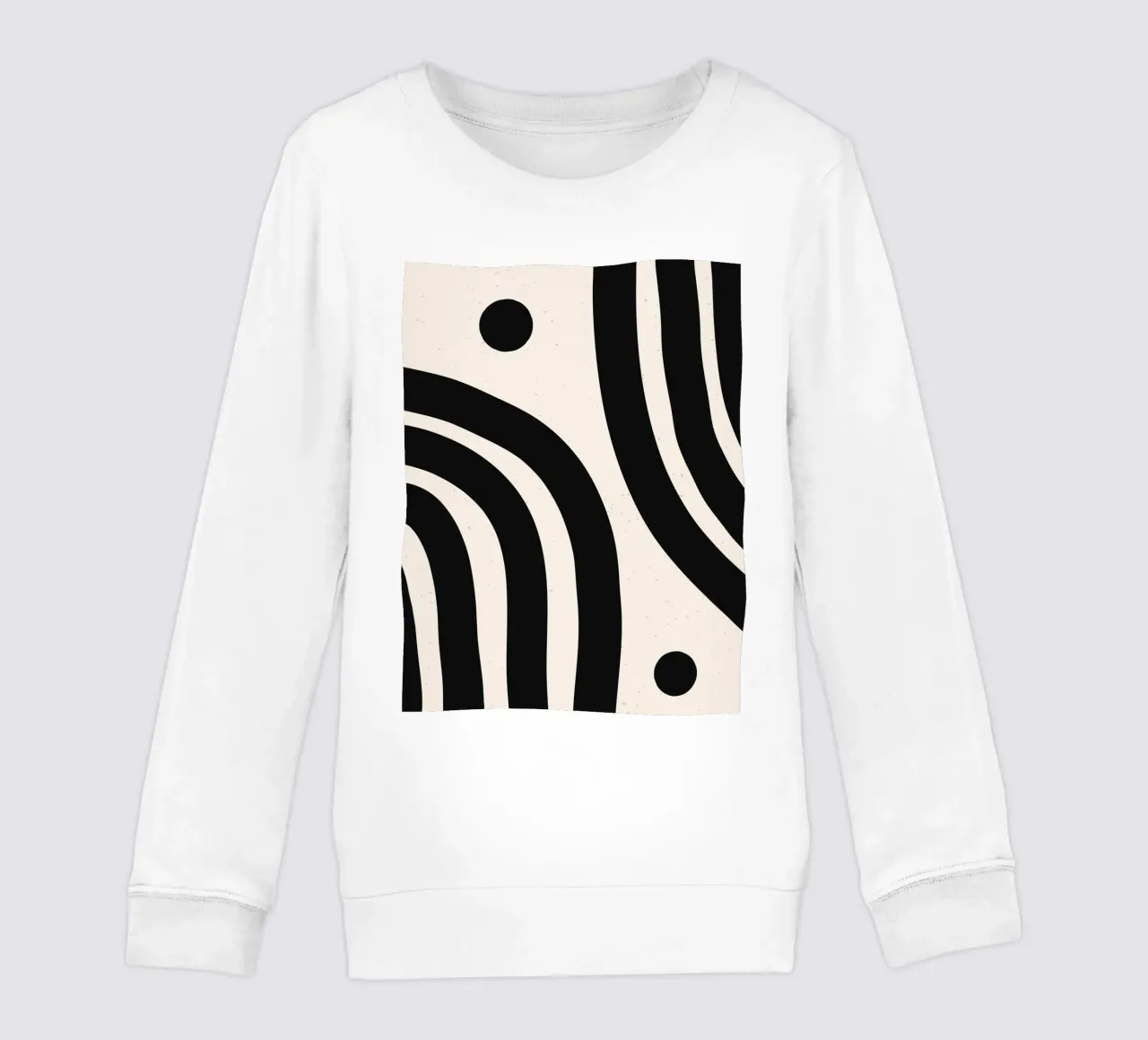 Boho Abstract Minimal Art Design - Elegante e senza tempo felpa bambino da Whole©