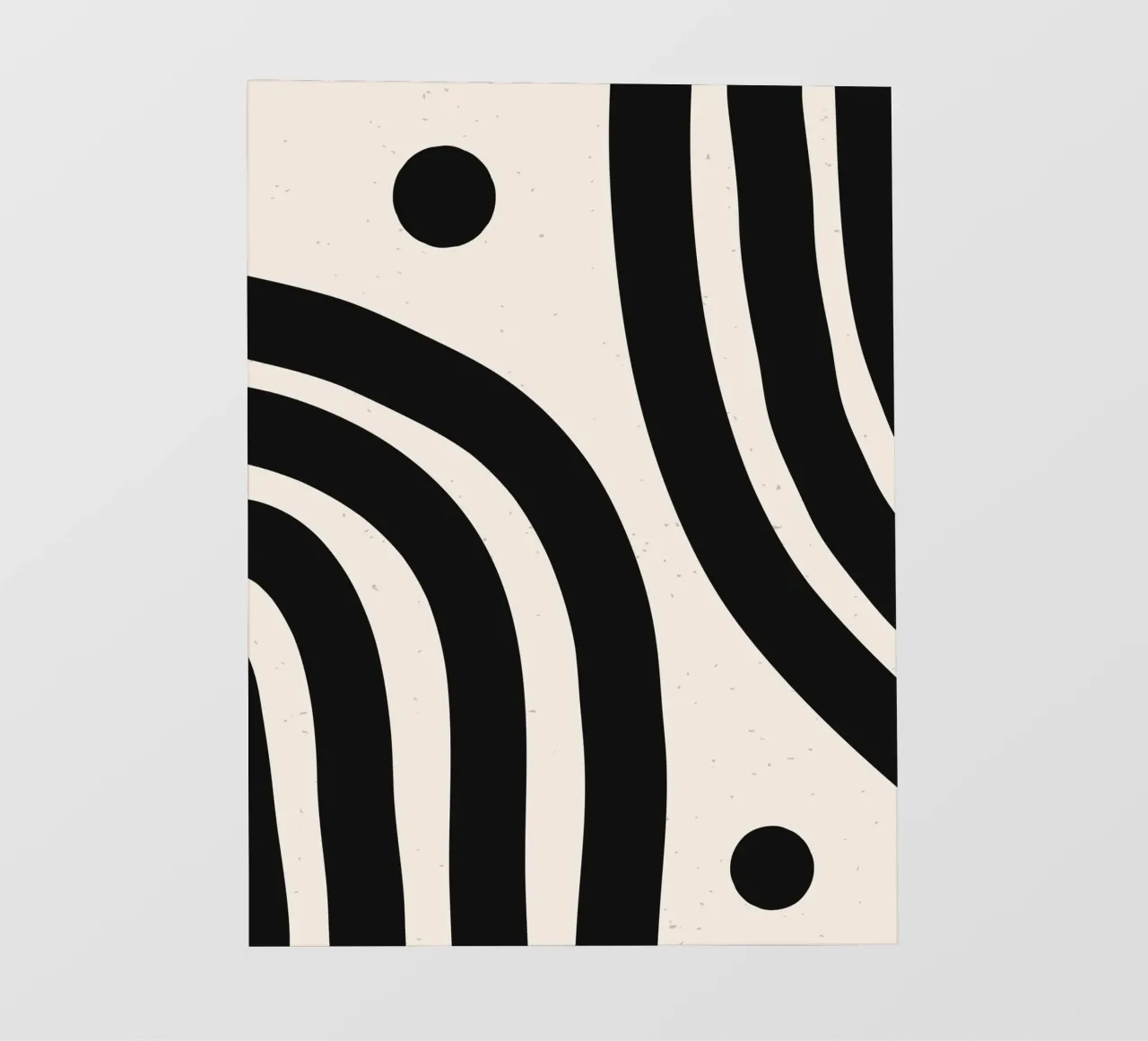 Boho Abstract Minimal Art Design - Elegante e senza tempo telo in pvc da Whole©