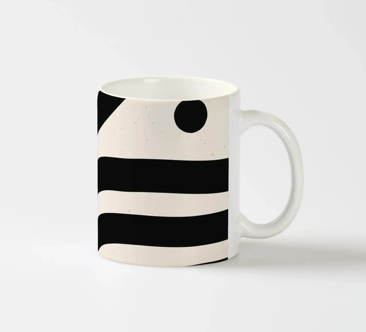 Boho Abstract Minimal Art Design - Elegante e senza tempo tazza in ceramica da Whole©