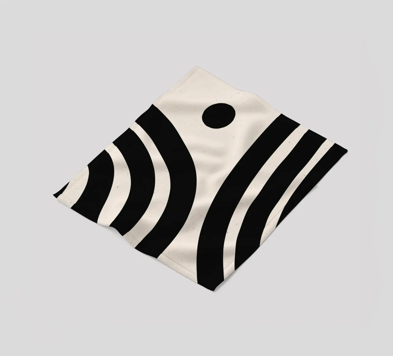 Boho Abstract Minimal Art Design - Elegante e senza tempo coperta in pile da Whole©