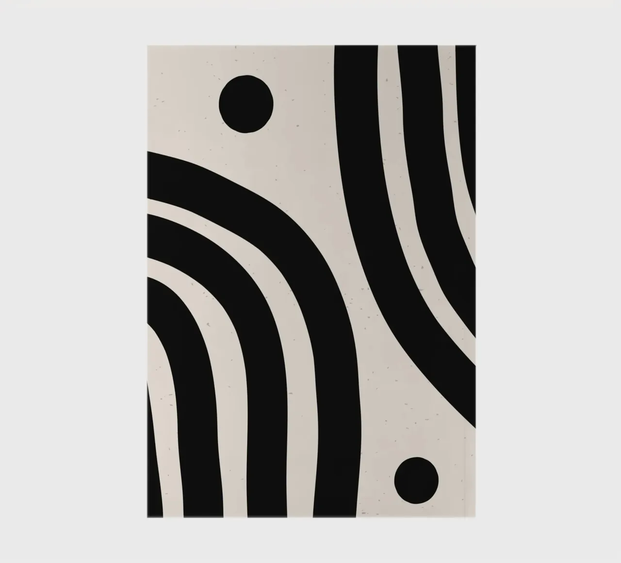 Boho Abstract Minimal Art Design - Stylish & Timeless notebook by Whole©