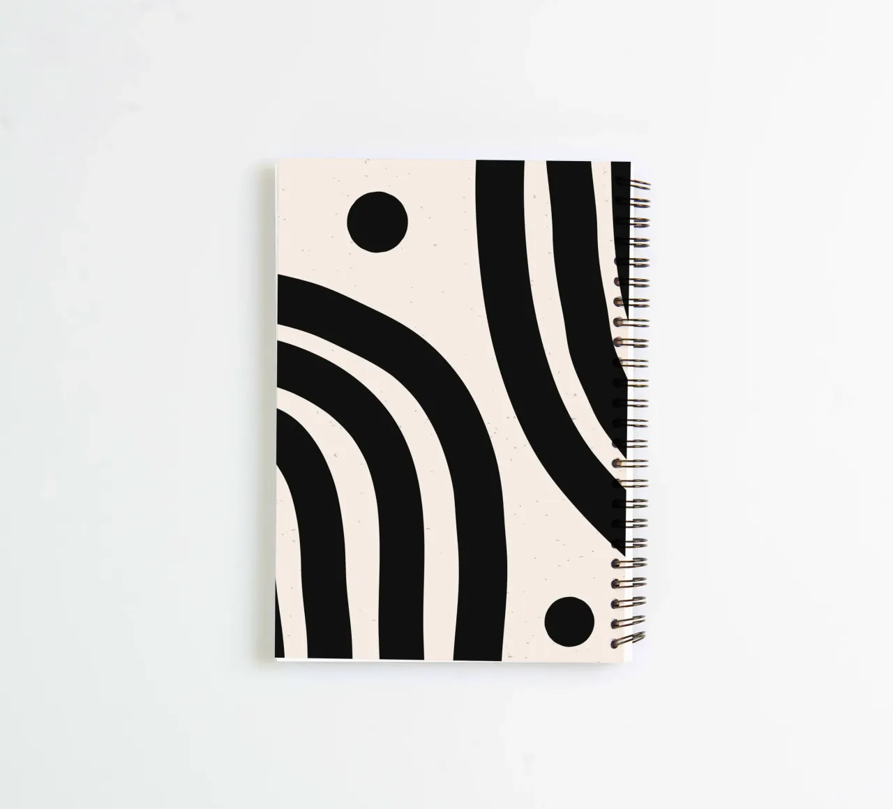 Boho Abstract Minimal Art Design - Stylish & Timeless spiral notebook by Whole©