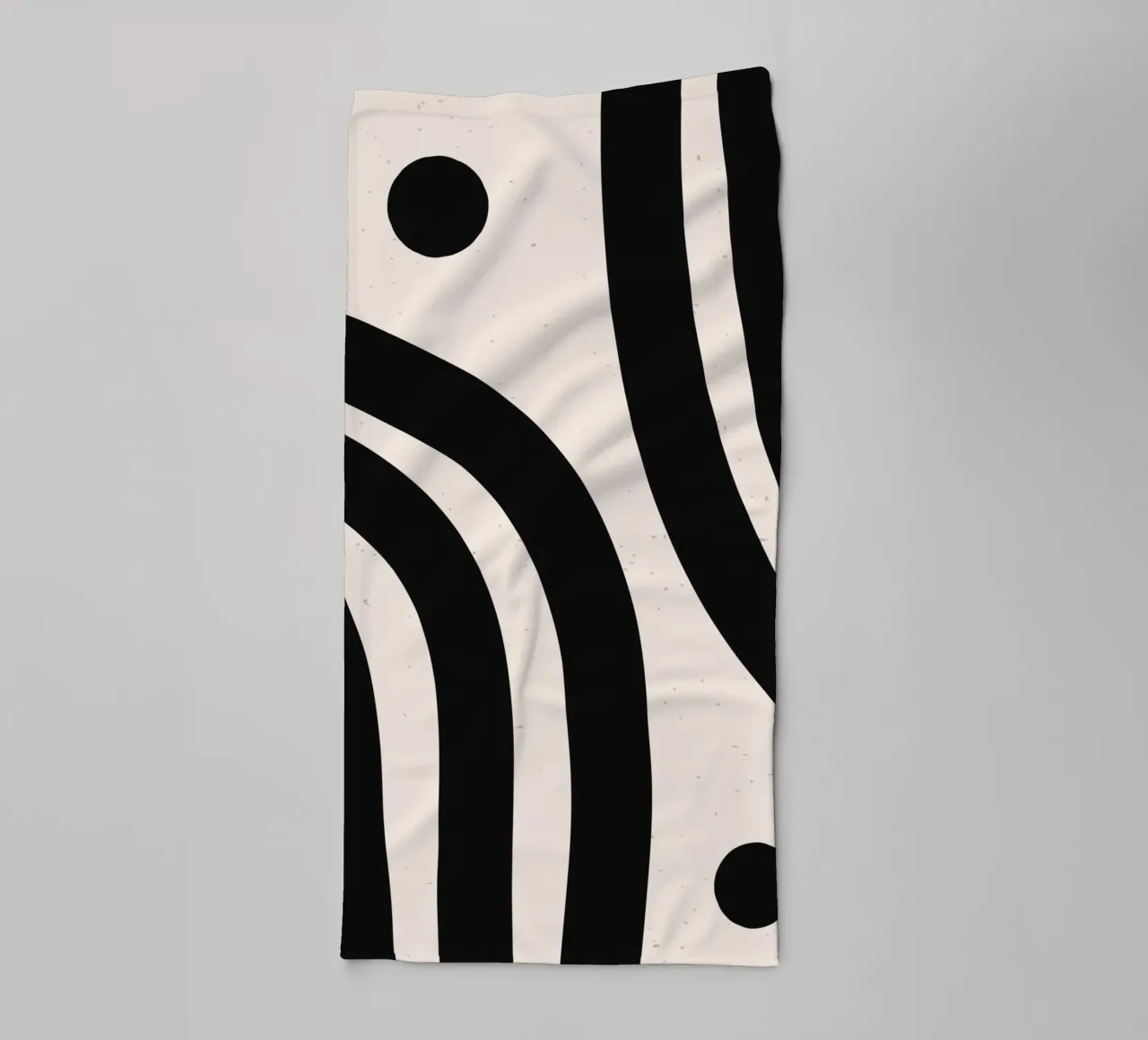 Boho Abstrakt Minimal Art Design – Stilvoll & Zeitlos Handtuch von Whole©