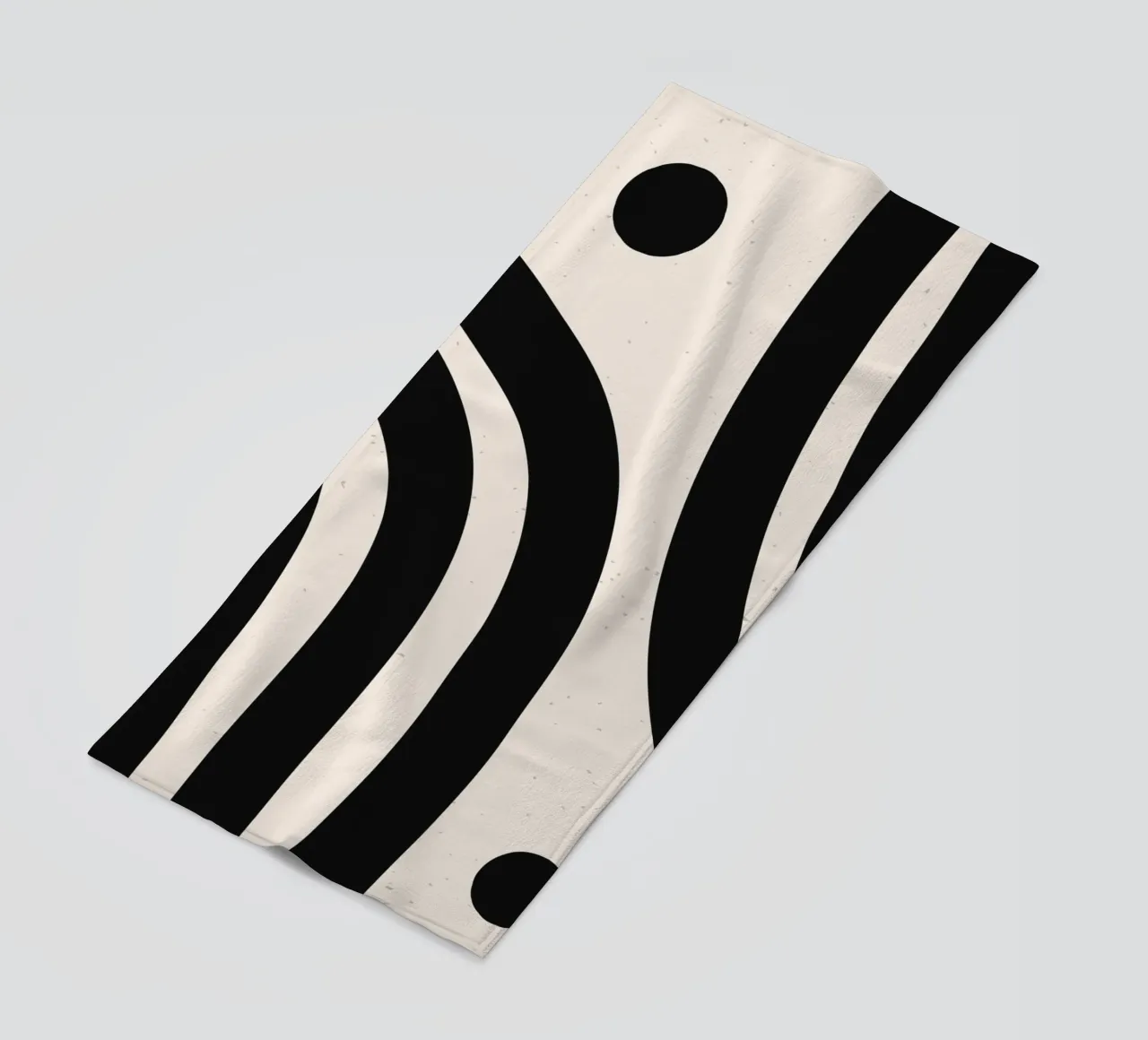 Boho Abstract Minimal Art Design - Elegante e senza tempo telo mare da Whole©