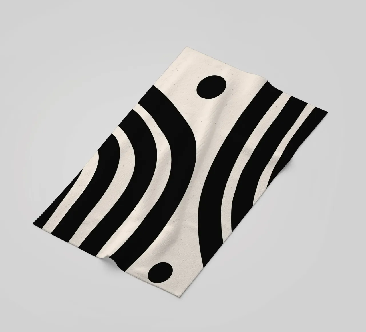 Boho Abstract Minimal Art Design - Elegante e senza tempo telo mare da Whole©