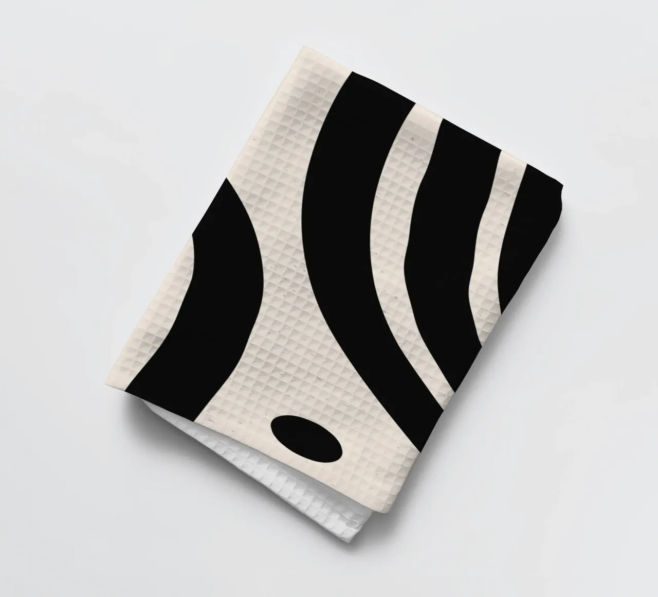 Boho Abstract Minimal Art Design - Élégant et intemporel torchon de Whole©