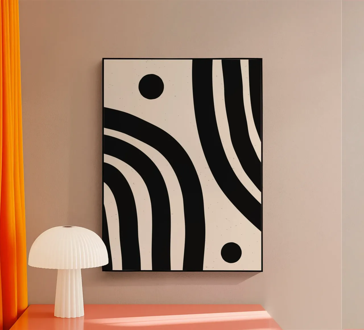 Boho Abstract Minimal Art Design - Elegante e senza tempo plexiglass da Whole©