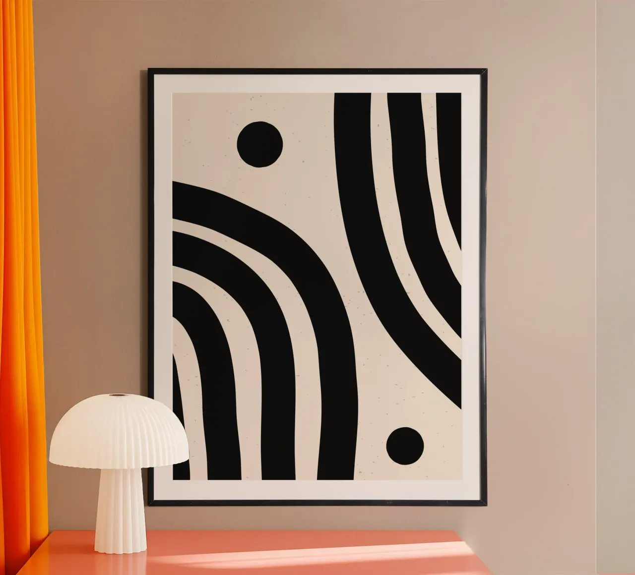 Boho Abstract Minimal Art Design - Stylish & Timeless hahnemühle by Whole©