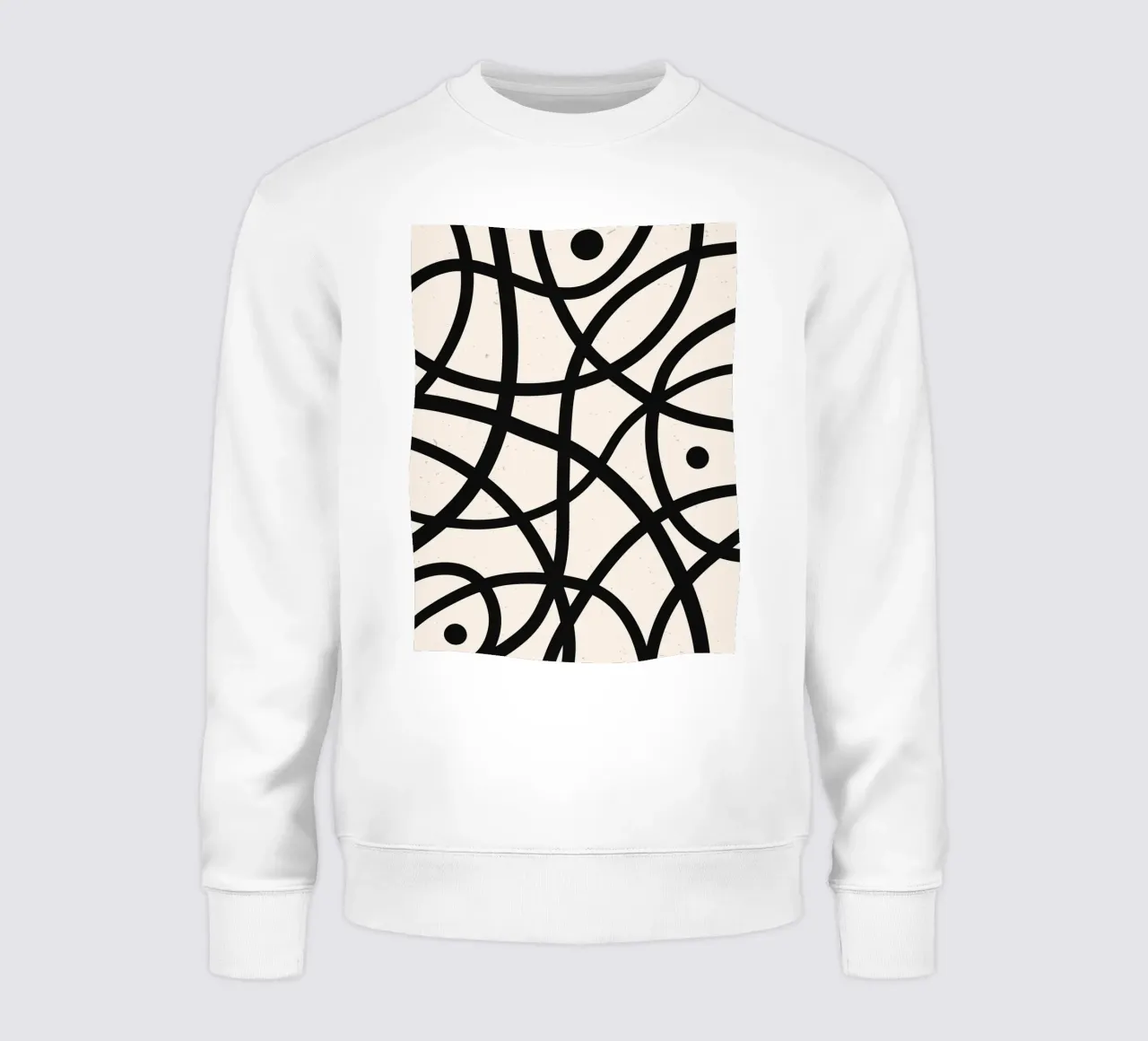 Linea geometrica boho - moderna e senza tempo felpa da Whole©