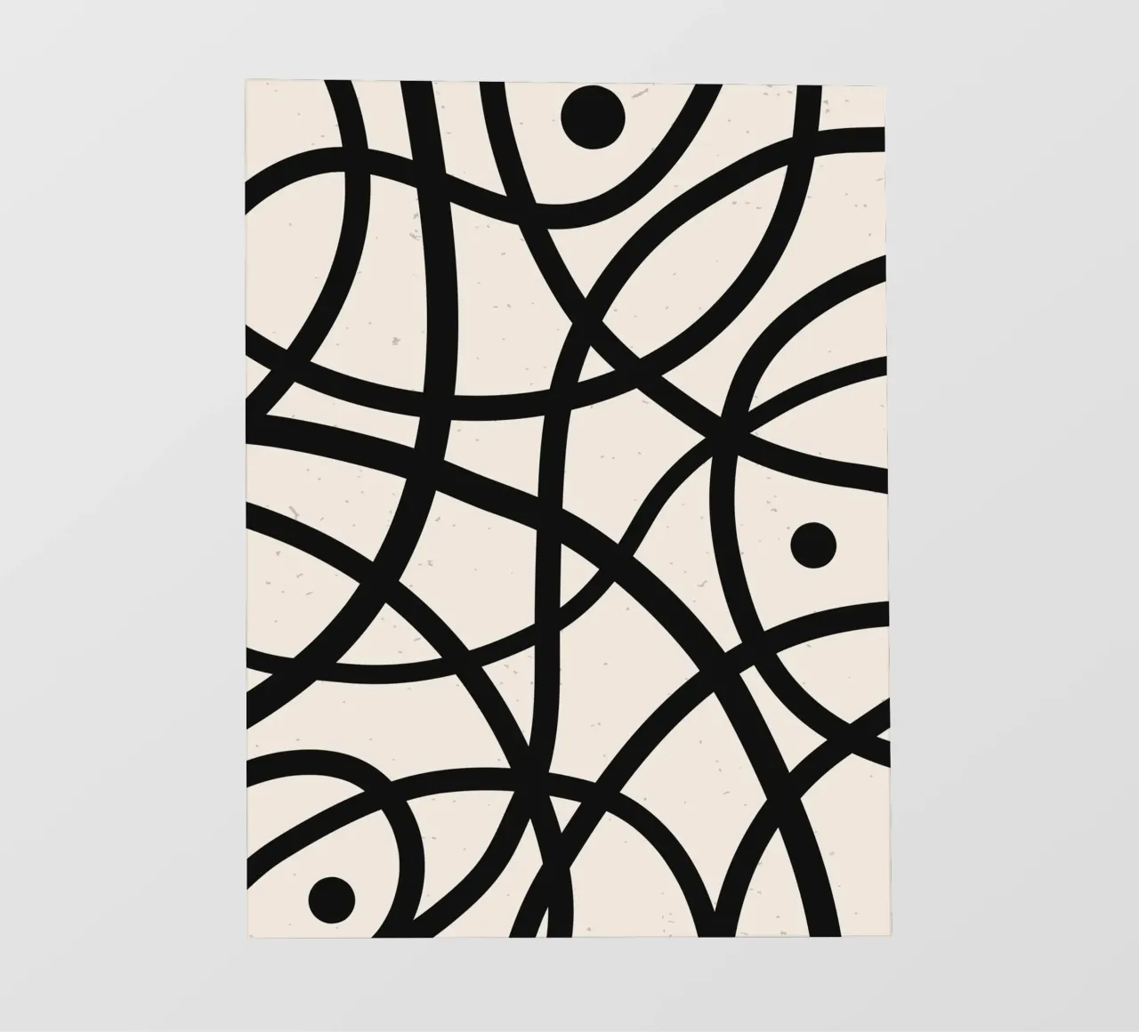 Linea geometrica boho - moderna e senza tempo telo in pvc da Whole©