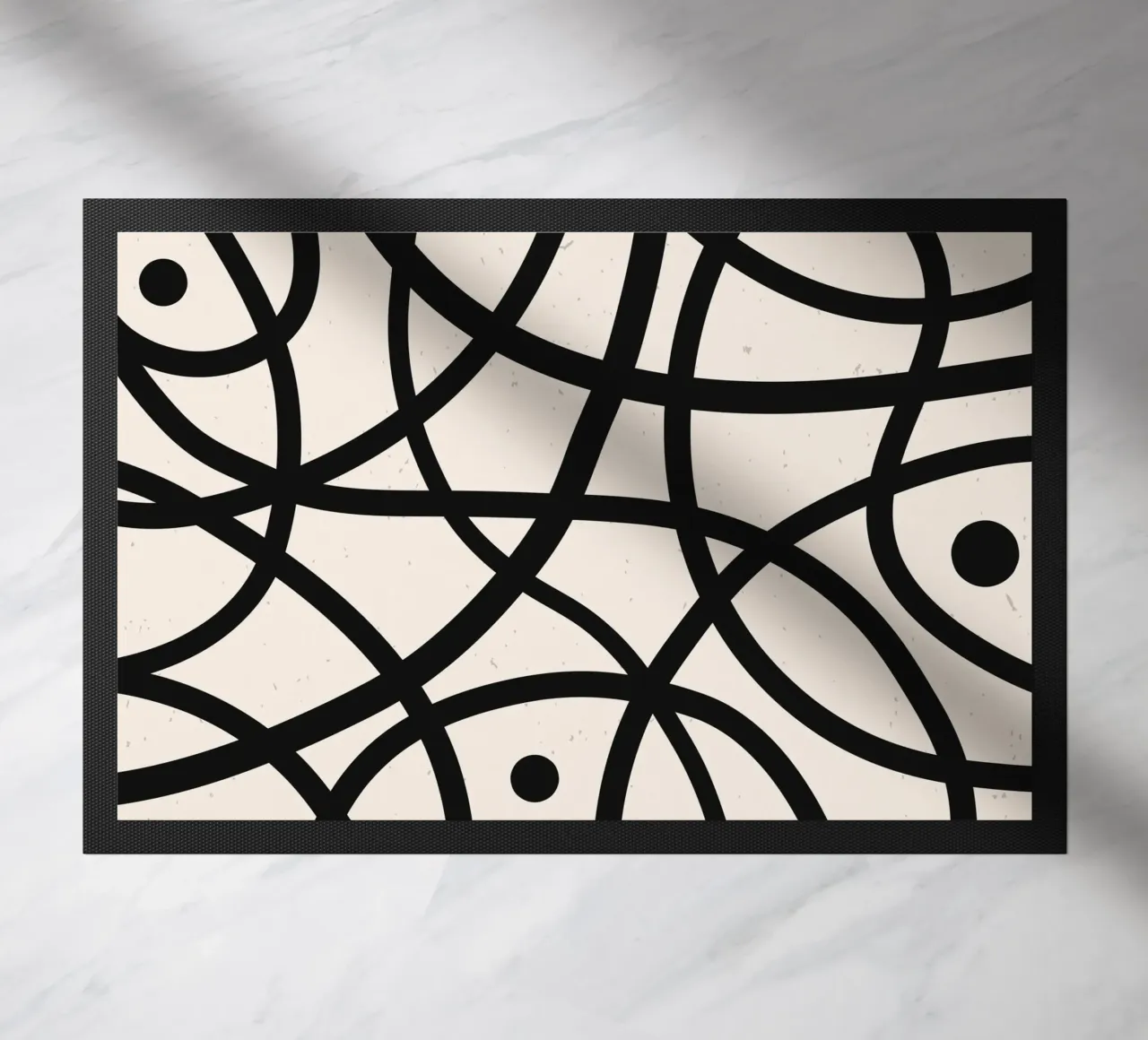 Linea geometrica boho - moderna e senza tempo zerbino da Whole©
