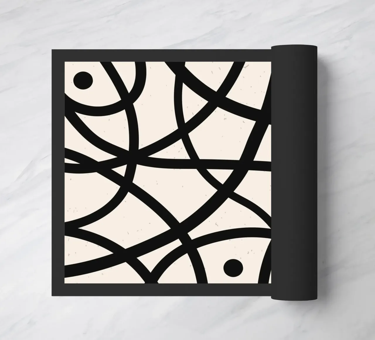Linea geometrica boho - moderna e senza tempo zerbino da Whole©