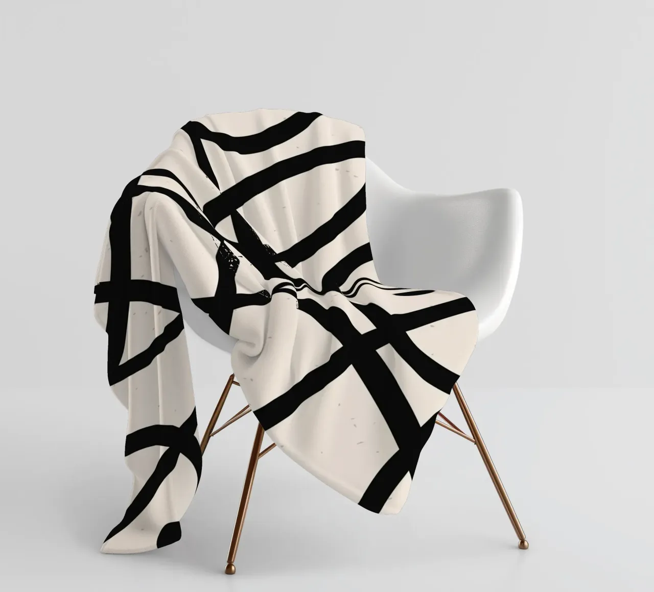 Linea geometrica boho - moderna e senza tempo coperta in pile da Whole©