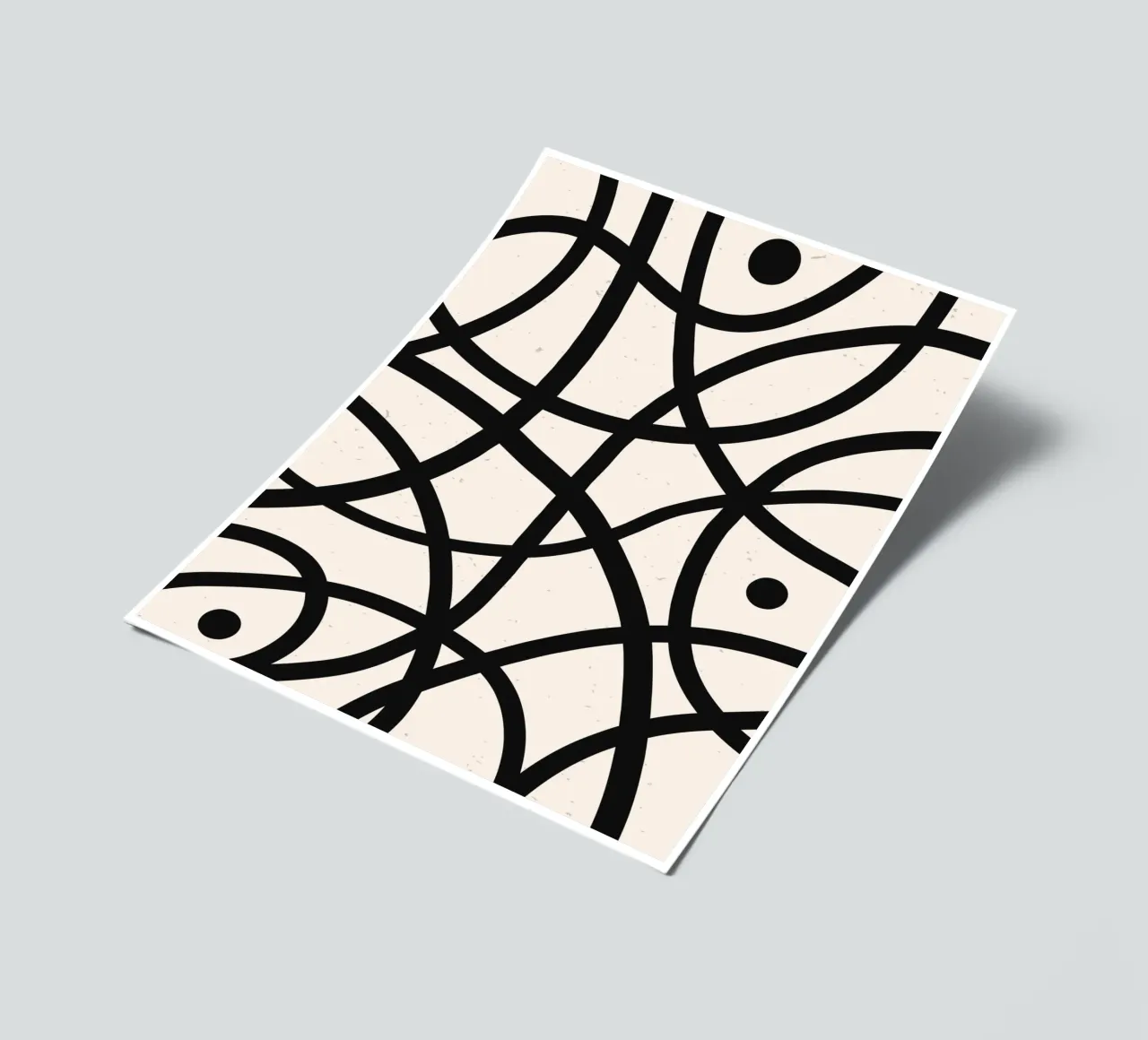 Geometrisches Boho Linien-Design – Modern & Zeitlos Stickerbogen von Whole©