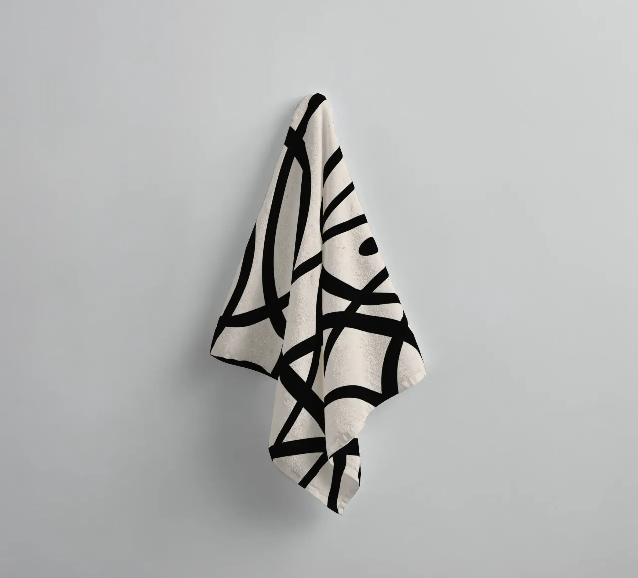 Linea geometrica boho - moderna e senza tempo asciugamano da bagno da Whole©