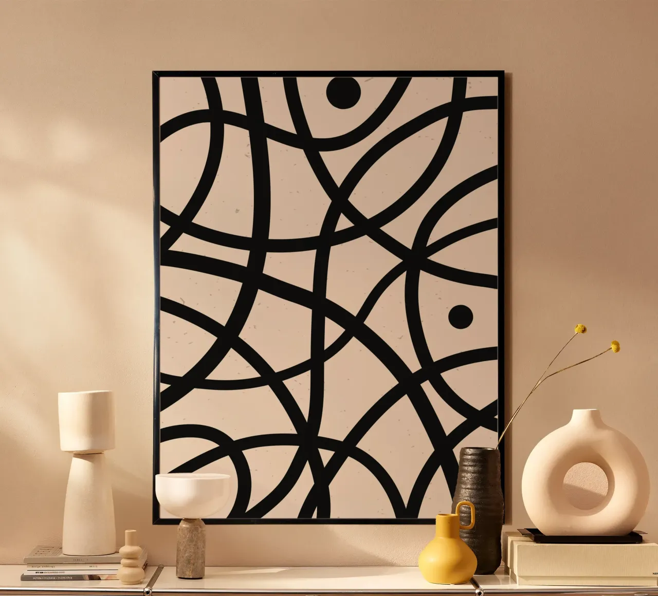 Geometric boho line design - modern & timeless hahnemühle by Whole©