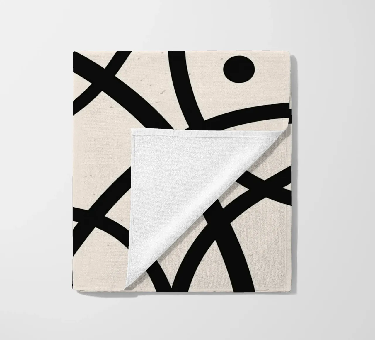 Linea geometrica boho - moderna e senza tempo telo mare da Whole©