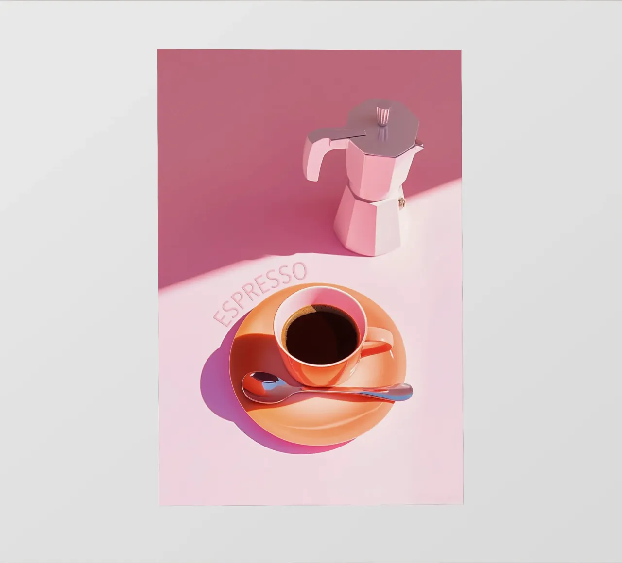 Pink Espresso Harmonie pellicola backlit da Carinaprint