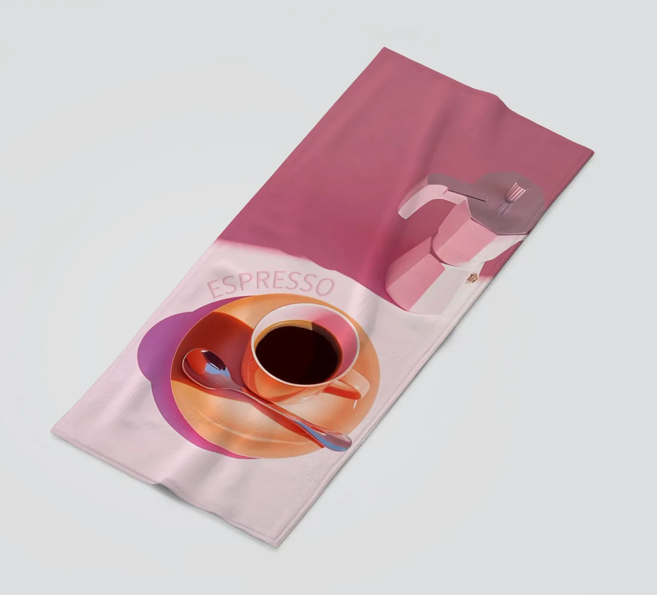Pink Espresso Harmonie telo mare da Carinaprint