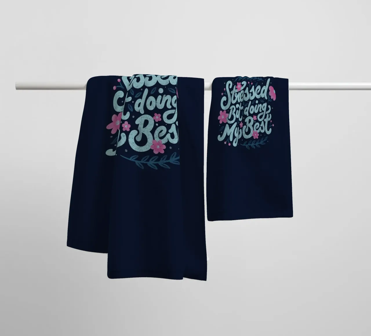 Stressato, ma faccio del mio meglio asciugamano da bagno da Tobe Fonseca
